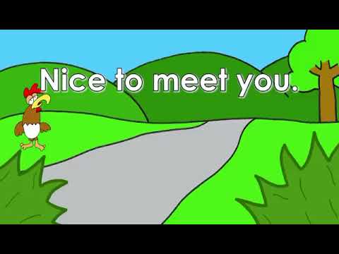 Good Morning - Good Afternoon - Good evening -Good Night - Nice to meet you- Nice to meet you to-Bye