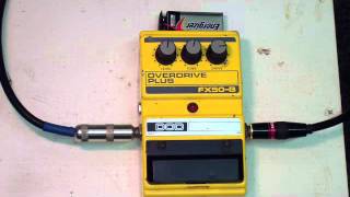 Video thumbnail for DOD FX50B Overdrive Plus by Chris Mann