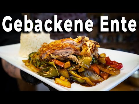 Gebackene Ente mit dunkler Sauce | Extrem knusprig | Asiatisches Rezept by Bernd Zehner