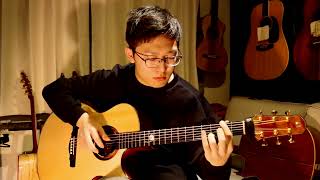 Billy Joel - Movin' Out - Solo Acoustic Guitar (Kent Nishimura)