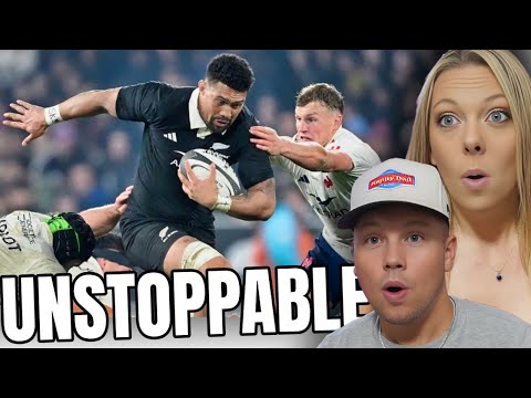 BRUTAL SPEED & SKILL! All Blacks Insane Tries | Couple Reacts