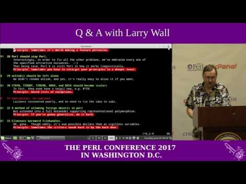Q & A with Larry Wall