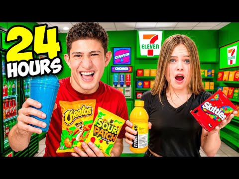 Eating ONLY Gas Station Food for 24 HOURS!