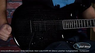 Ernie Ball Music Man Luke III BFR HH (Steve Lukather Autographed) - Tumescent