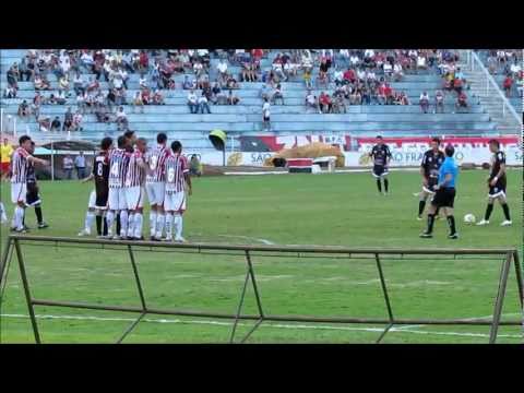 Golaço de falta de Rossato no Come-Fogo - 24/07/11