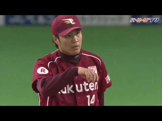 イーグルス・則本 いきなり飛ばして5者連続K