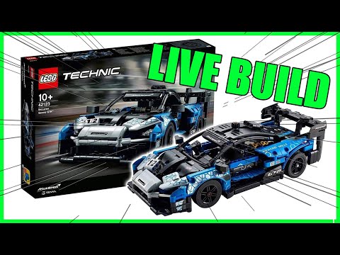 Lego Mclaren Senna Gtr Full Build - Livestream