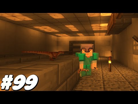VELOCIRAPTOR KITCHEN ENCLOSURE & SPINORAPTOR FEEDING ! | MINECRAFT DINOSAURS |EP 99