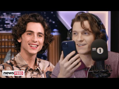 Tom Holland Calls Timothee Chalamet During Interview For THIS Reason!