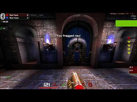 Apparently aimbot'd rail shots.