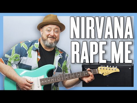 Lección de guitarra y tutorial de "Rape Me" de Nirvana