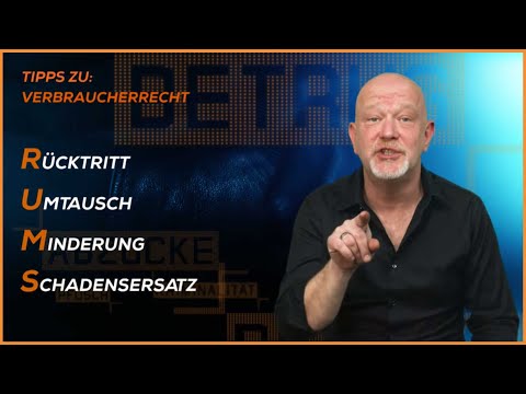Schadensersatz und andere Ansprüche: Verbraucherrecht übersichtlich erklärt | Tipps mit Peter Giesel