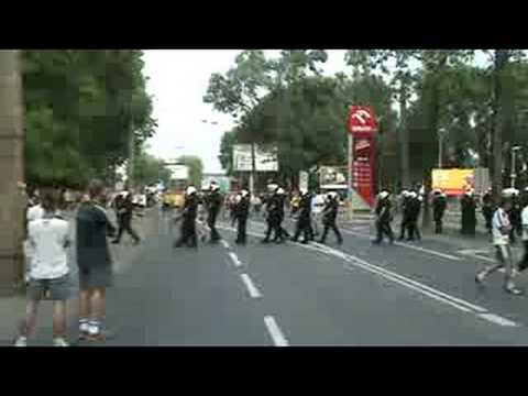 Zamieszki na meczu Motor - Widzew