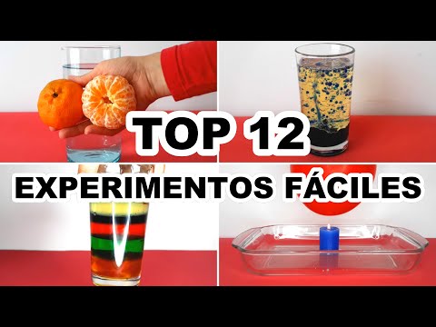 12 EASY AND SIMPLE EXPERIMENTS TO DO AT HOME