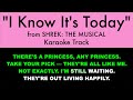 I Know It S Today From Shrek The Musical Karaoke Track With Lyrics On Screen