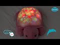 Cloud B Twinkling Twilight Turtle grojantis ir šviečiantis migdukas, mėlynos spalvos