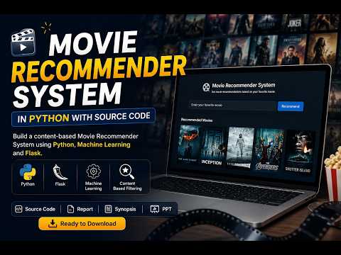 Movie Recommendation System In Python With Source Code Source Code Projects