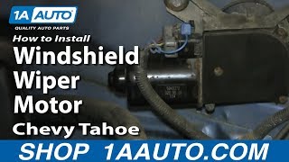 How to Replace Windshield Wiper Motor 95-00 Chevy Tahoe