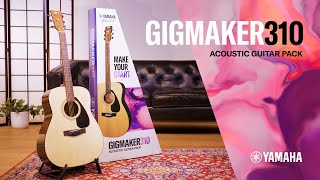 Video thumbnail for Yamaha GIGMAKER310 Acoustic Guitar Pack by Yamaha Music Australia