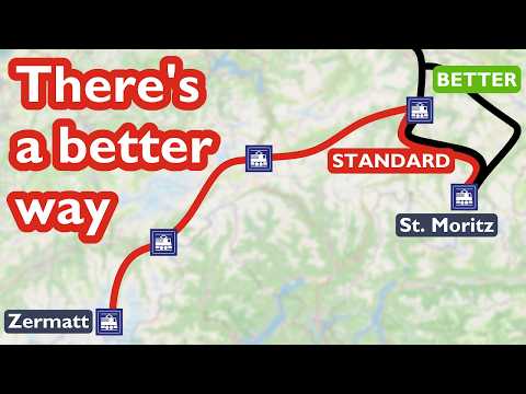 Glacier Express-Reiseroute besser gemacht