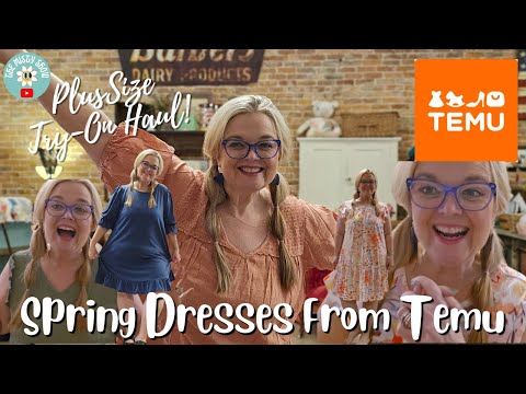 What I Ordered VS What I Got: Temu Plus Size Spring Dresses