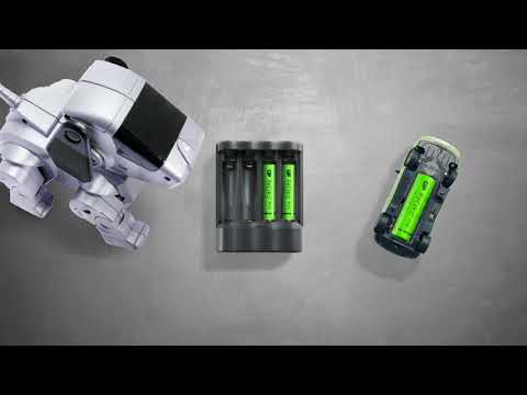 GP Batteries Charge Anyway. Ladegerät + Powerbank, Lithium frei