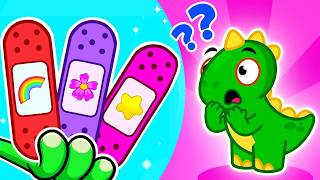 Don't Cry, Little Dino – We'll Fix Dino's Boo-Boo! 🚫😢🩹VocaVoca🥑Show Kids Songs