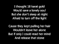 Johnossi - 18 Karat Gold (Lyrics + HD Quality)