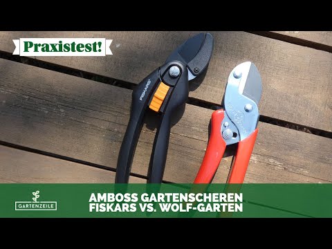 Amboss Gartenscheren im Test – Fiskars vs. Wolf-Garten. Wer gewinnt den Vergleich?