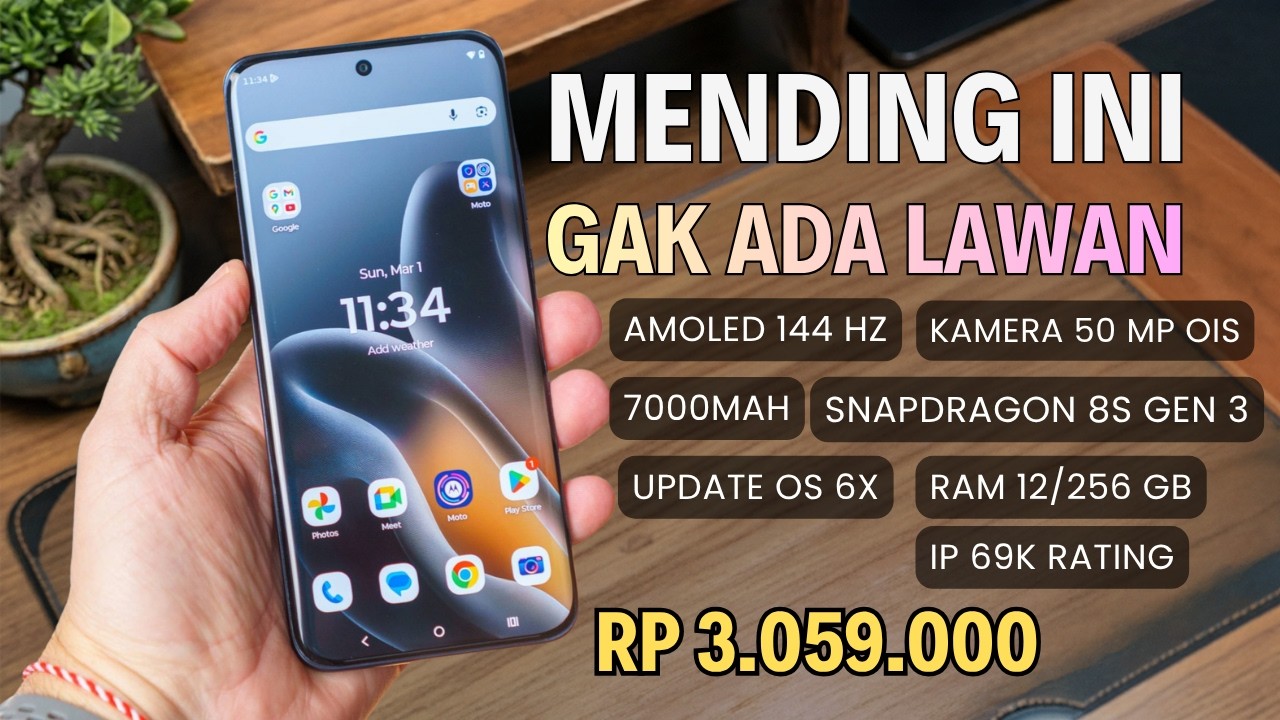 BENERAN GAK ADA LAWAN‼️7000mAh, RAM 12/256 GB - HP 3 JUTAAN TERBAIK 2026