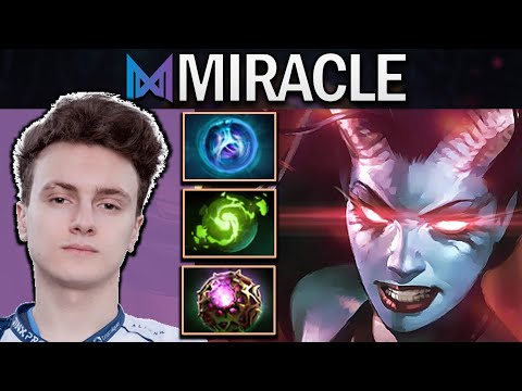 Queen of Pain Gameplay Nigma.Miracle with 26 Kills and Octarine