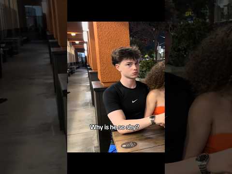 HE IS SO SHY😭🤭💞 Like and subscribe! #sisters #kalogeras #curlyhair #baddie #couple