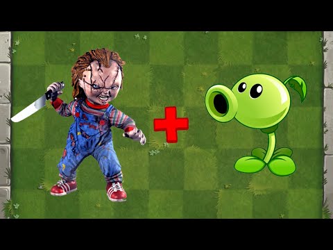 Chucky + Peashooter Fusion - Plants vs Zombies Animation