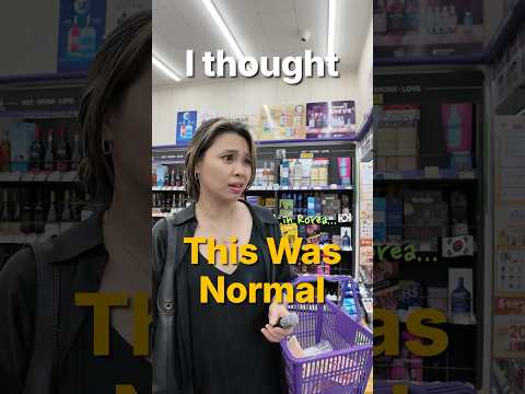 I Thought This Was Normal In Korea!