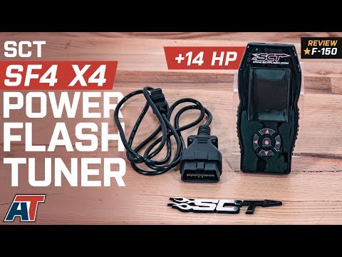 2015-2016 F150 SCT SF4 X4 Power Flash Tuner 2.7L EcoBoost Review & Dyno