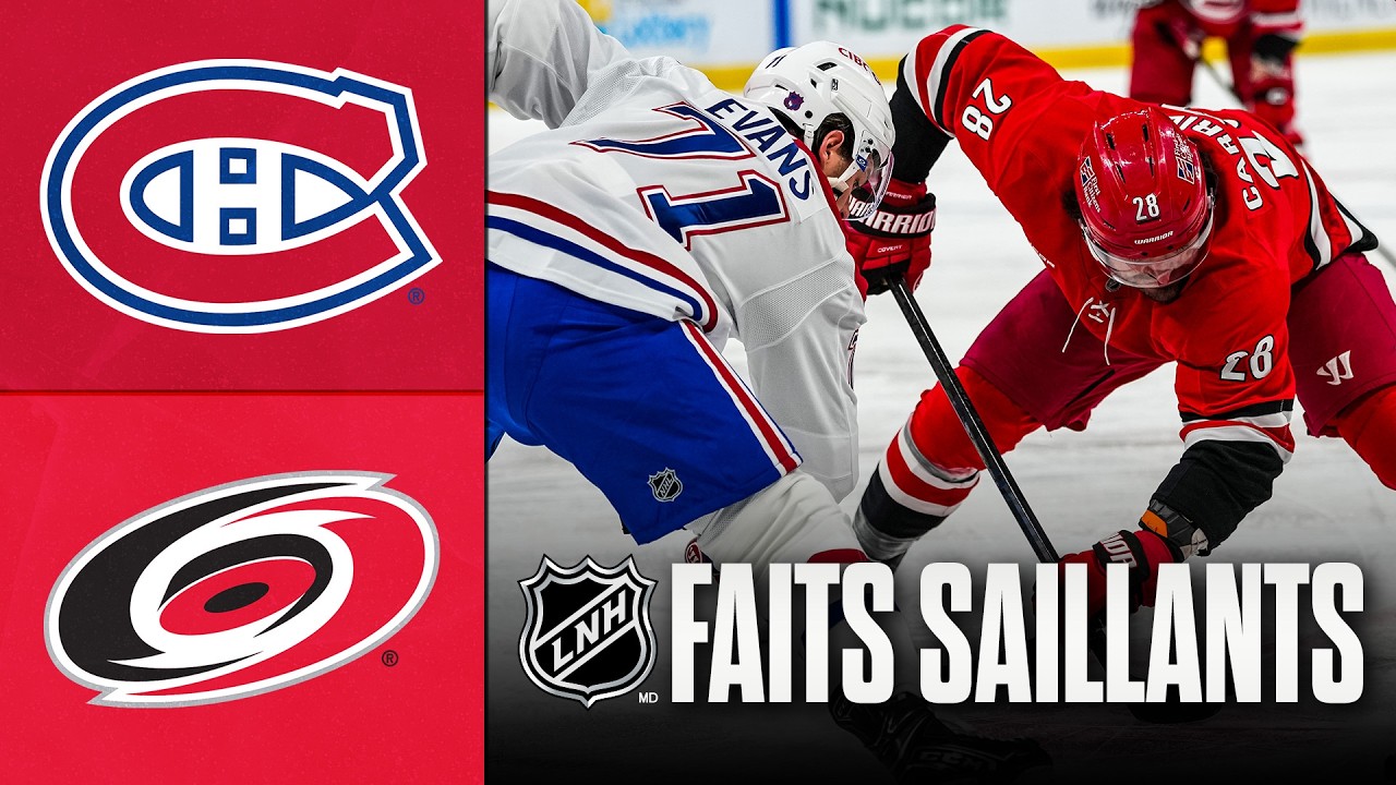 Canadiens vs Hurricanes | 29/03/26 | Faits saillants