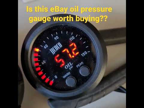 eBay oil pressure gauge bench tested.