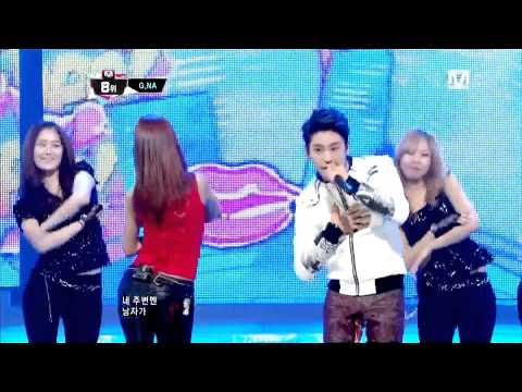 [130321] G.NA (지나) ft. Jung Il Hoon (정일훈) - Oops! (웁스!) @ MNet MCountdown