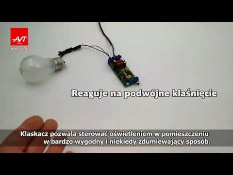 AVT1835 - Mikroklaskacz - mikroprocesorowy włącznik akustyczny