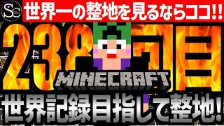 【🔴Minecraft】目指せ世界記録！整地ノルマ達成するまで今夜も眠れない‼️～238回目～