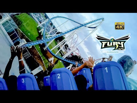 Back row point of view footage of Fury 325