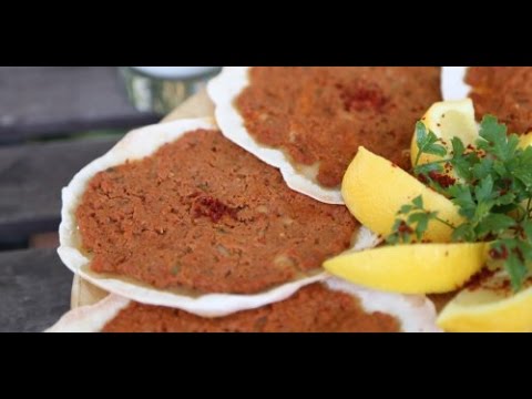 How to make Homemade Lahmajun Meat Pie Recipe - Heghineh Cooking Show