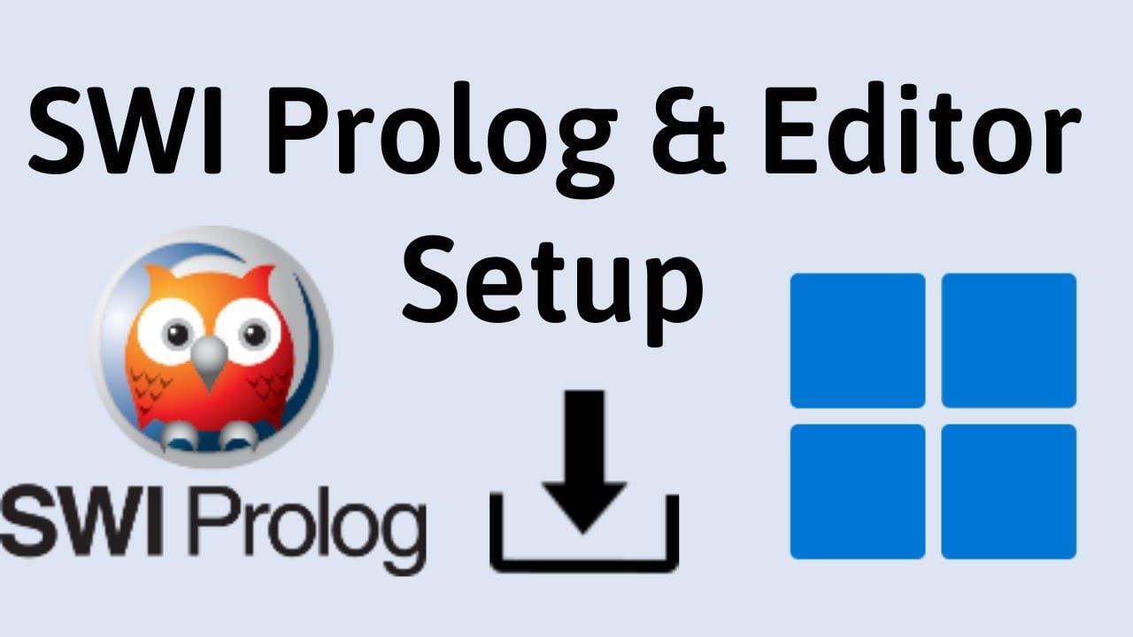 Install and run SWI Prolog for Windows 11 2024!