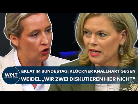 BERLIN: Eklat im Bundestag! Rauswurf? Julia Klöckner knallhart gegen AFD-Chefin Alice Weidel