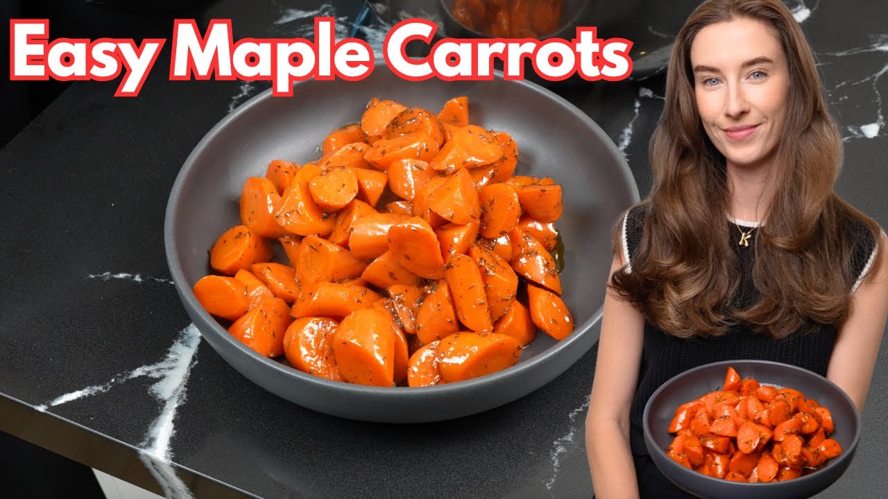How to Cook Maple Glazed Carrots - Perfect for Thanksgiving!