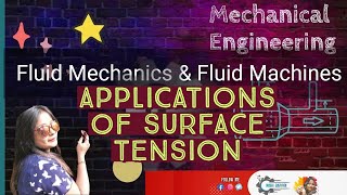 APPLICATIONS OF SURFACE TENSION (BASIC FLUID MECHANICS)