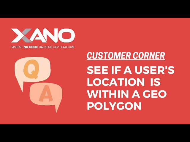 Check if a user's location is within a defined area (geo polygon)