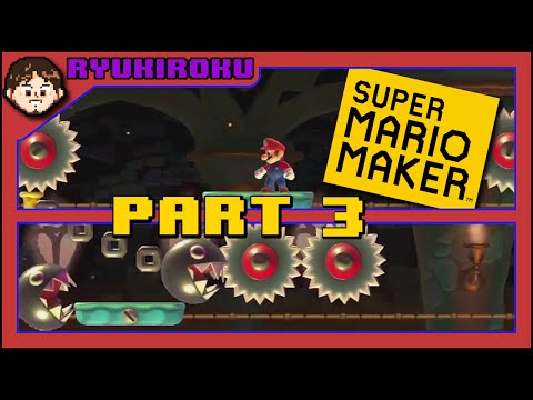 Super Mario Maker: Expert 100 Mario Challenges  ~ Part 3 ~ Industrial Chain Chomps