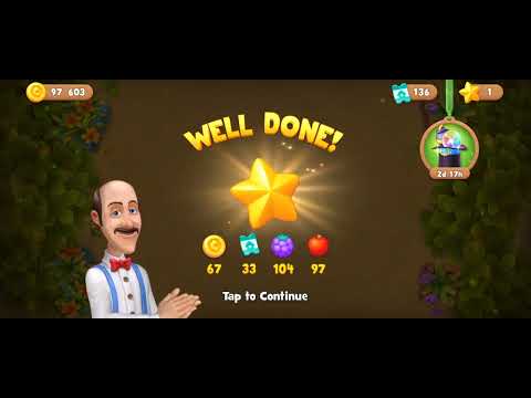 Gardenscapes Level 1083 Level 1084 [No booster]