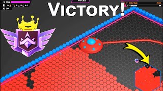 🚀 UFO Skin Domination in Hexanaut.io | 21 Kills & 89.6% Map Control! 👽